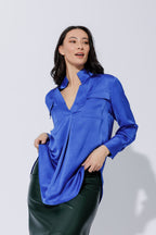 Cobalt Cargo Blogger Shirt