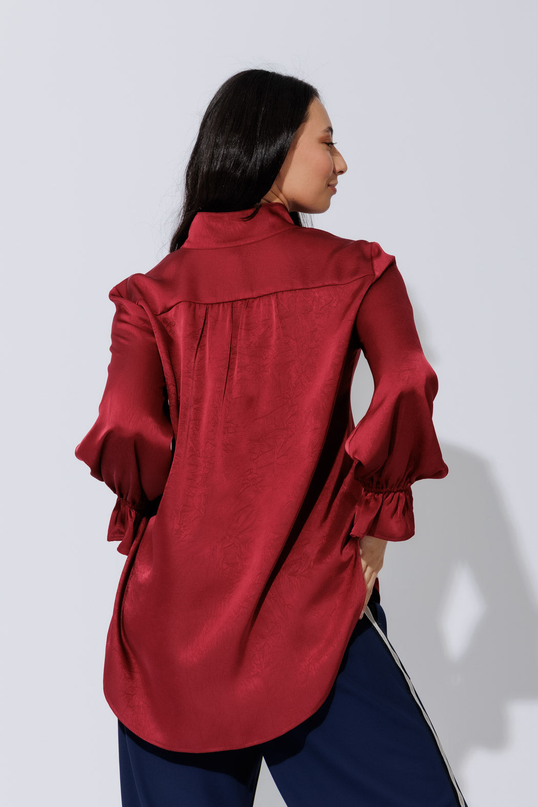 Burgundy Femme Blogger Shirt