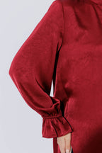 Burgundy Femme Blogger Shirt