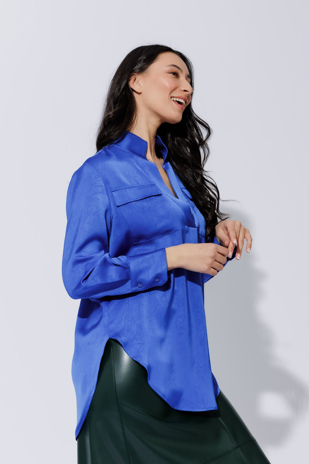 Cobalt Cargo Blogger Shirt