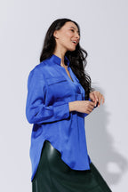 Cobalt Cargo Blogger Shirt