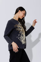 Navy Washed Cotton Street T-Shirt