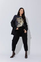 Navy Washed Cotton Street T-Shirt