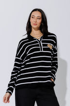 Black Polo Knit Black S