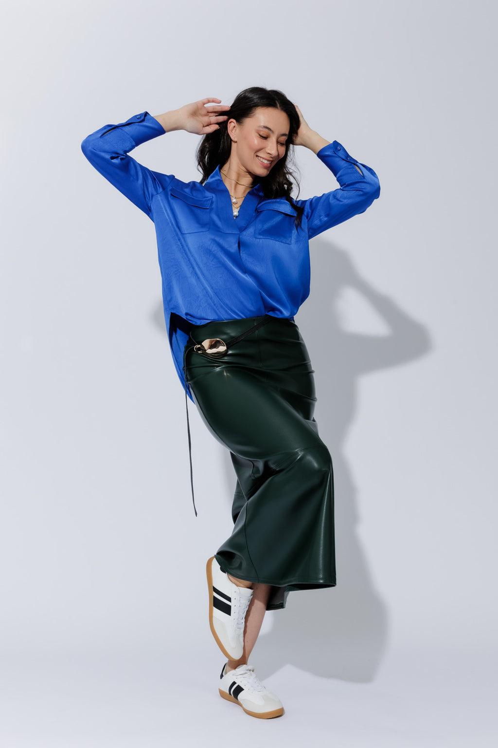 Cobalt Cargo Blogger Shirt