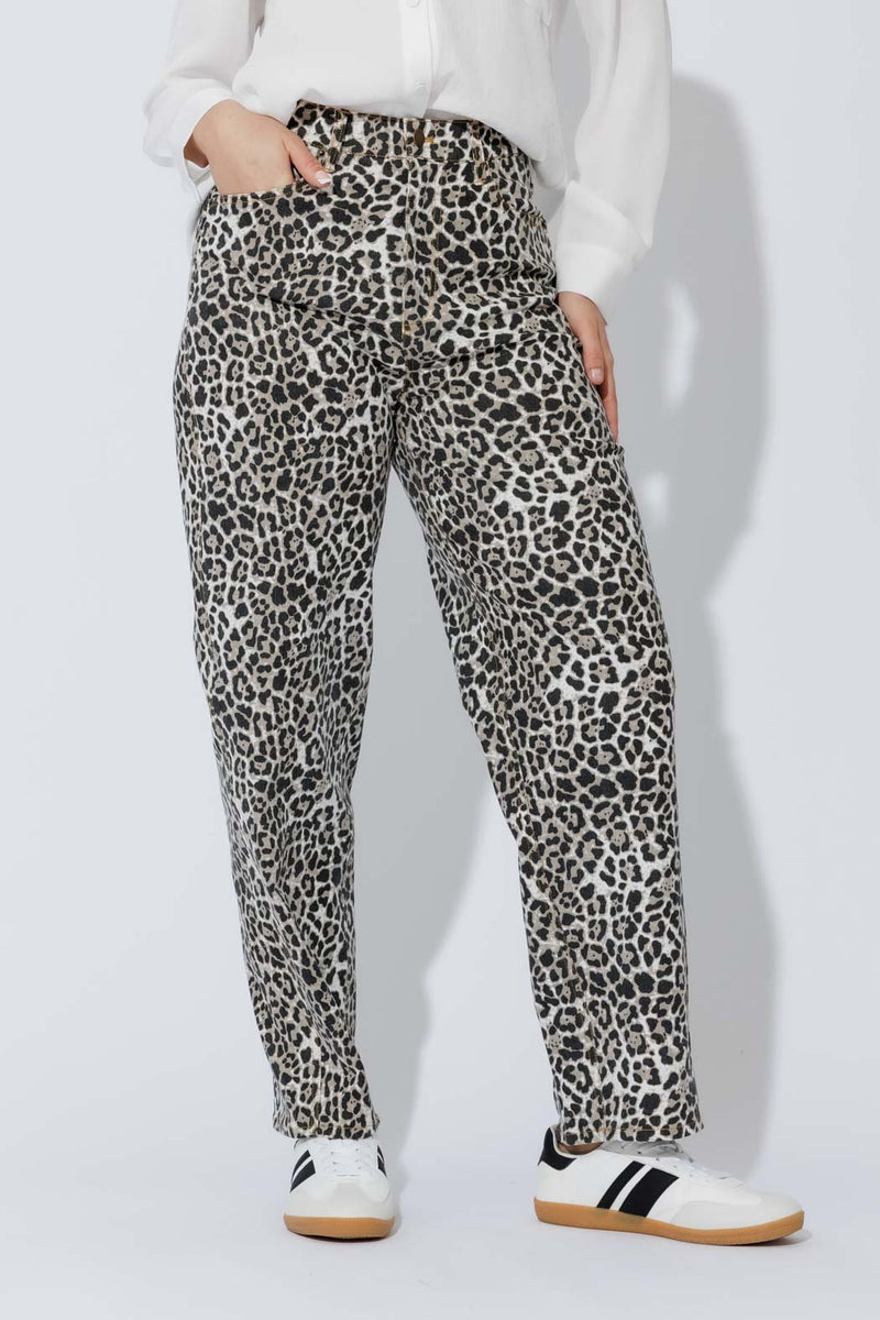 Animal Denim Barrel Jean