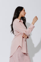 Pink Bustier Shirt