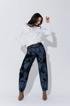 Navy Barrel Jean
