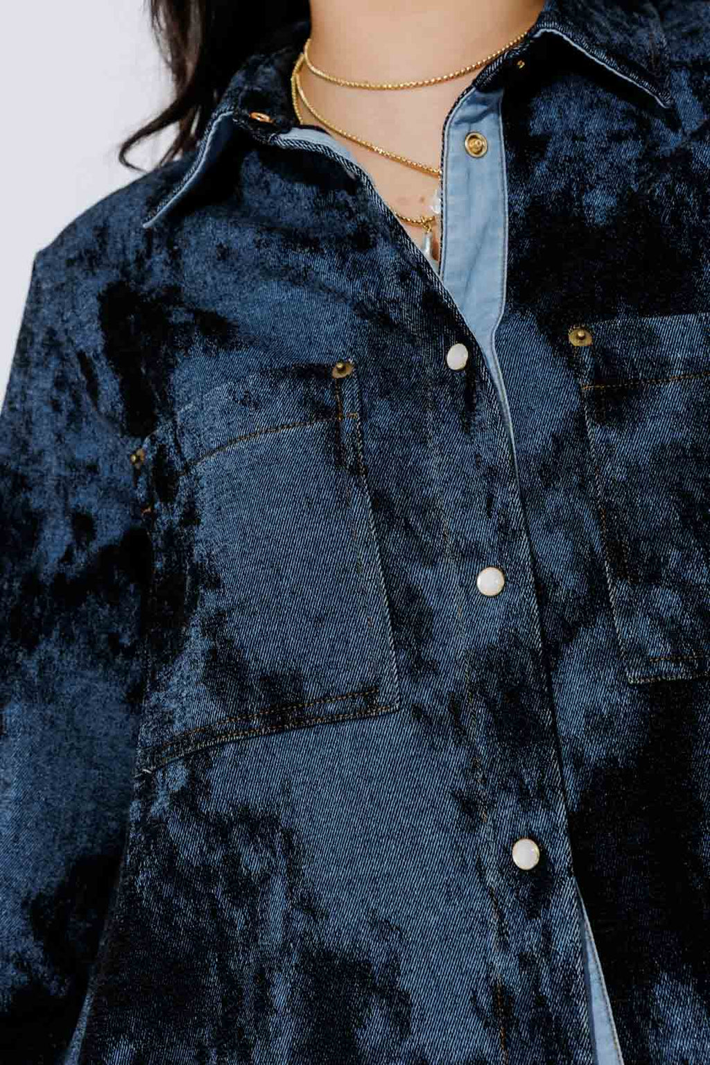 Navy Pocket Shacket