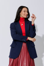 Navy Euro Nyc Blazer