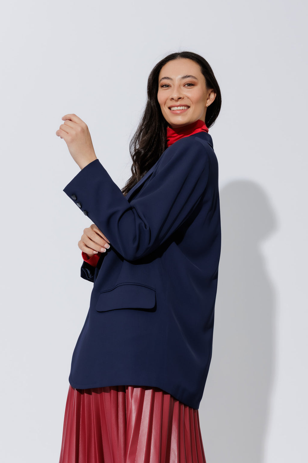 Navy Euro Nyc Blazer