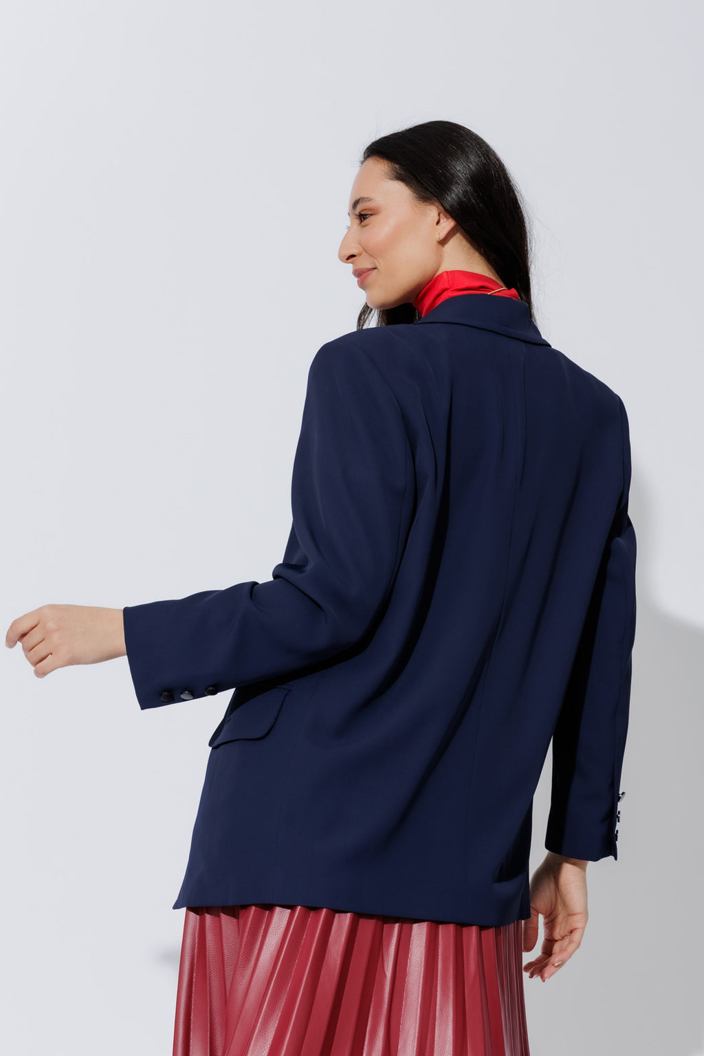 Navy Euro Nyc Blazer