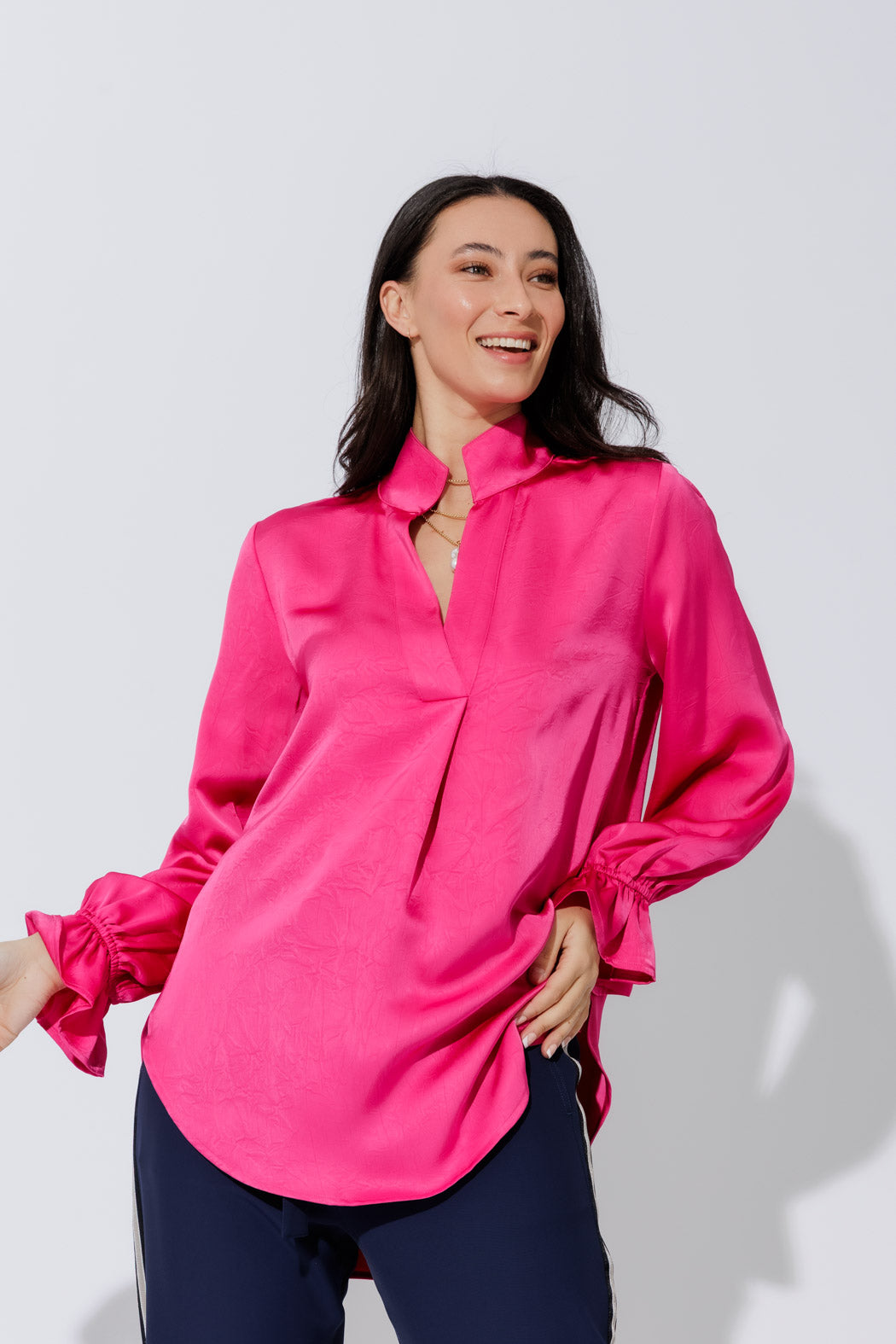 Hot Pink Femme Blogger Shirt Hot Pink