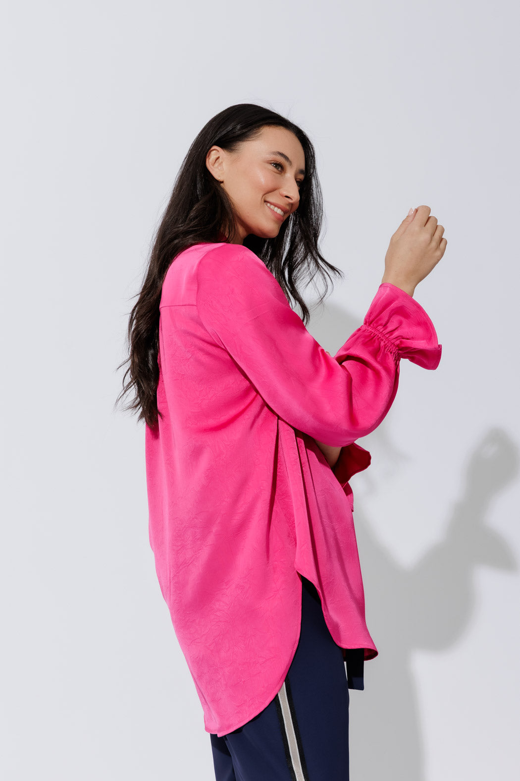Hot Pink Femme Blogger Shirt Hot Pink