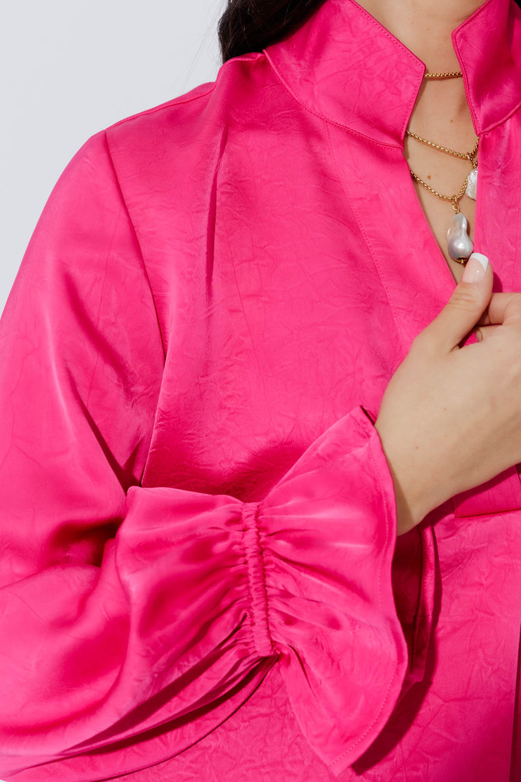 Hot Pink Femme Blogger Shirt Hot Pink