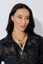 Gold Diamante Rodeo Necklace