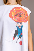 Wild Rose T-shirt White