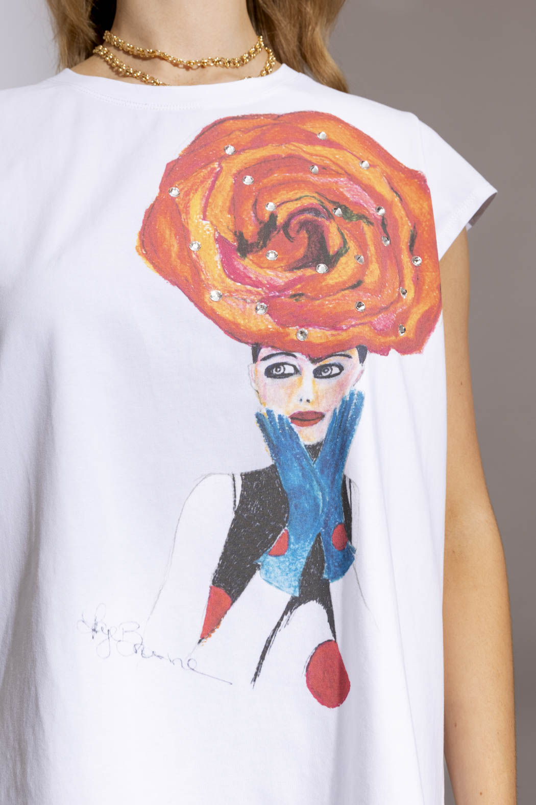 Wild Rose T-shirt White