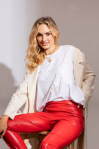 Pearls Cross T-shirt White
