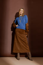 Tan Suede Skirt