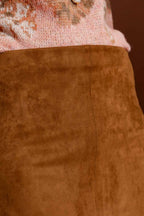 Tan Suede Skirt
