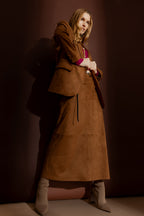 Tan Suede Skirt