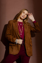 Tan Suede Blazer