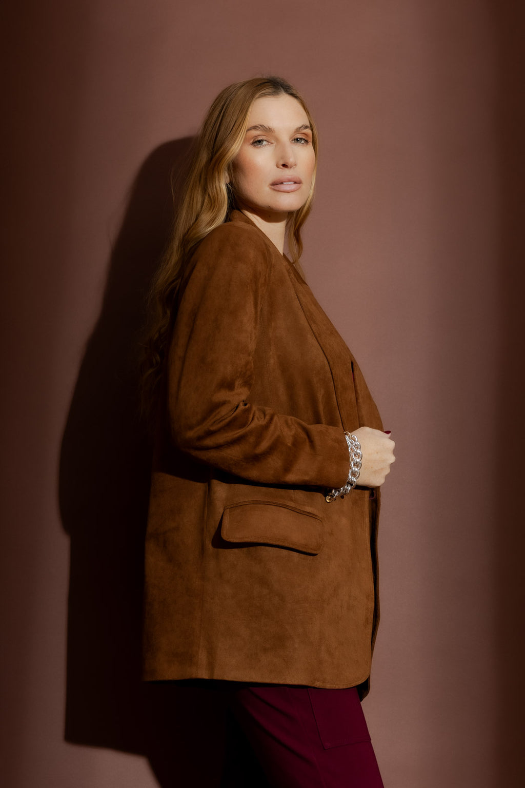 Tan Suede Blazer