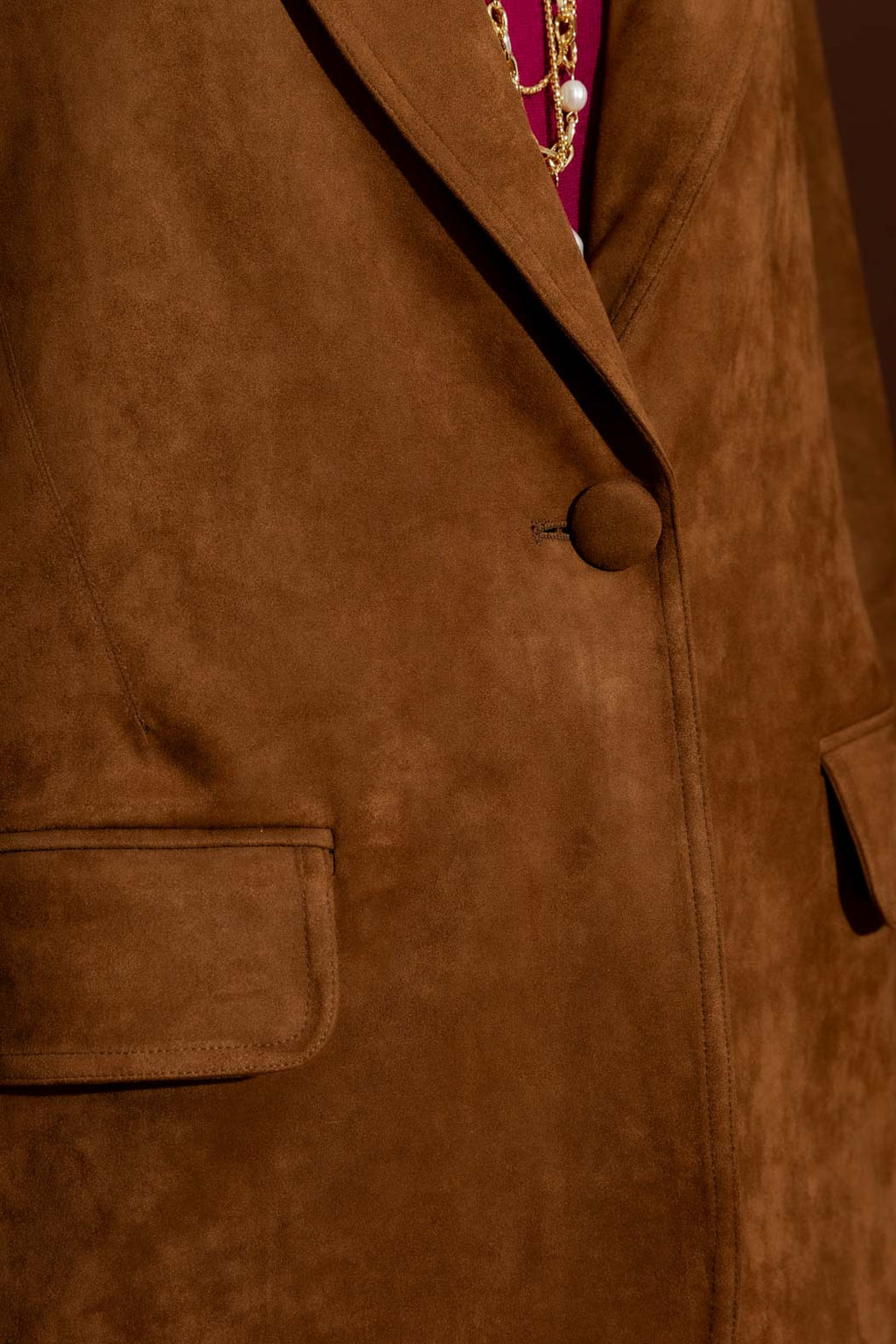 Tan Suede Blazer