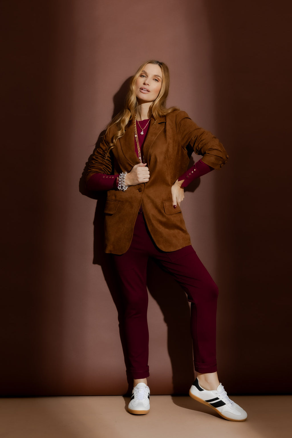 Tan Suede Blazer
