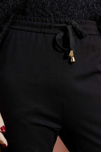Black Ponte Jogger Pant