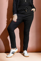 Black Ponte Jogger Pant