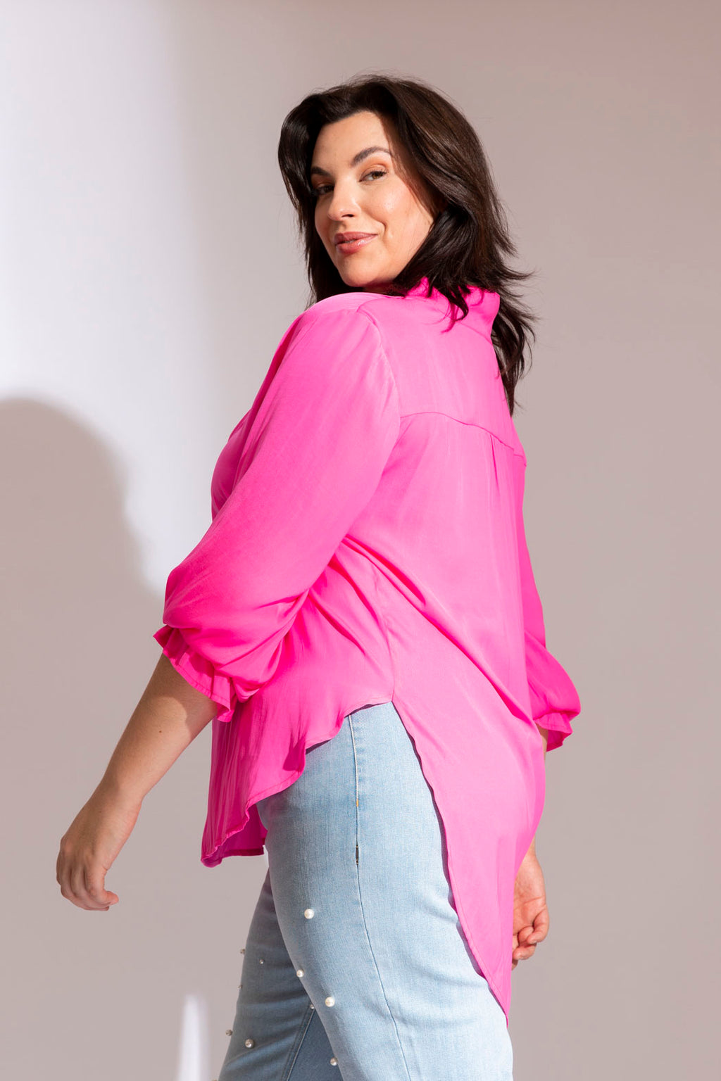 Hot Pink Femme Blogger Shirt