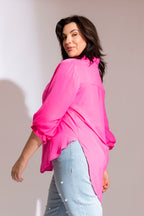 Hot Pink Femme Blogger Shirt
