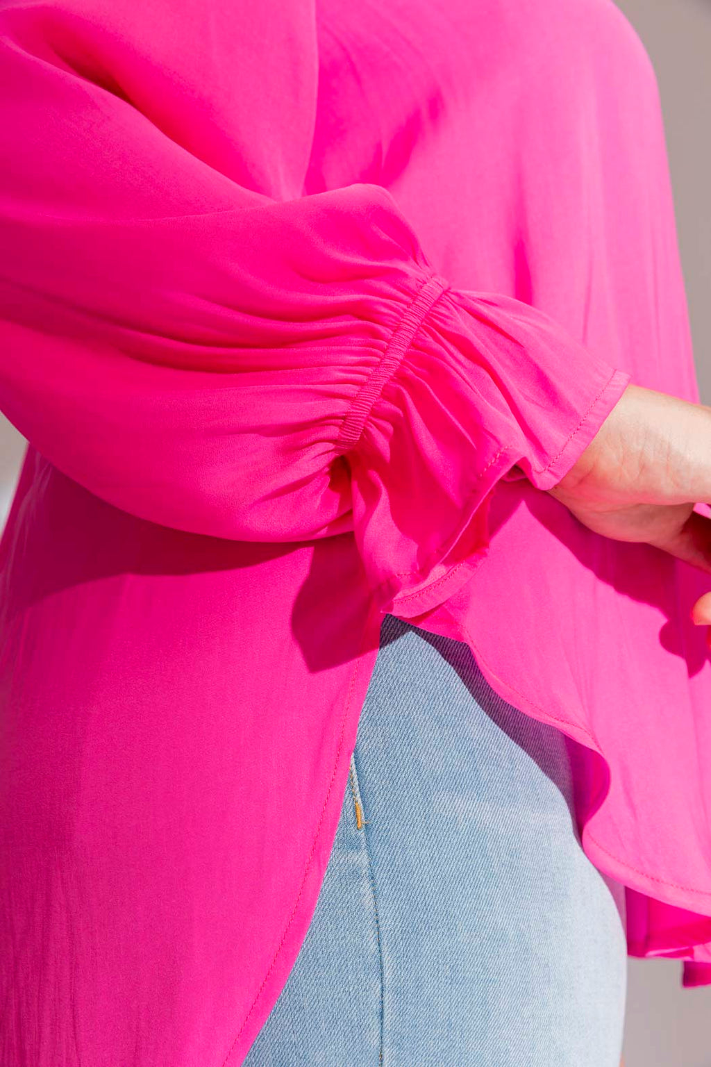 Hot Pink Femme Blogger Shirt