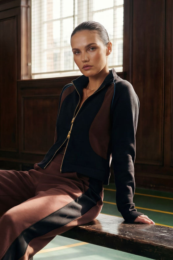 Black Scuba Movement Jacket