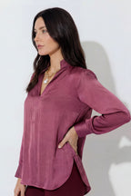 Deep Rose Glow Milan Blogger Shirt