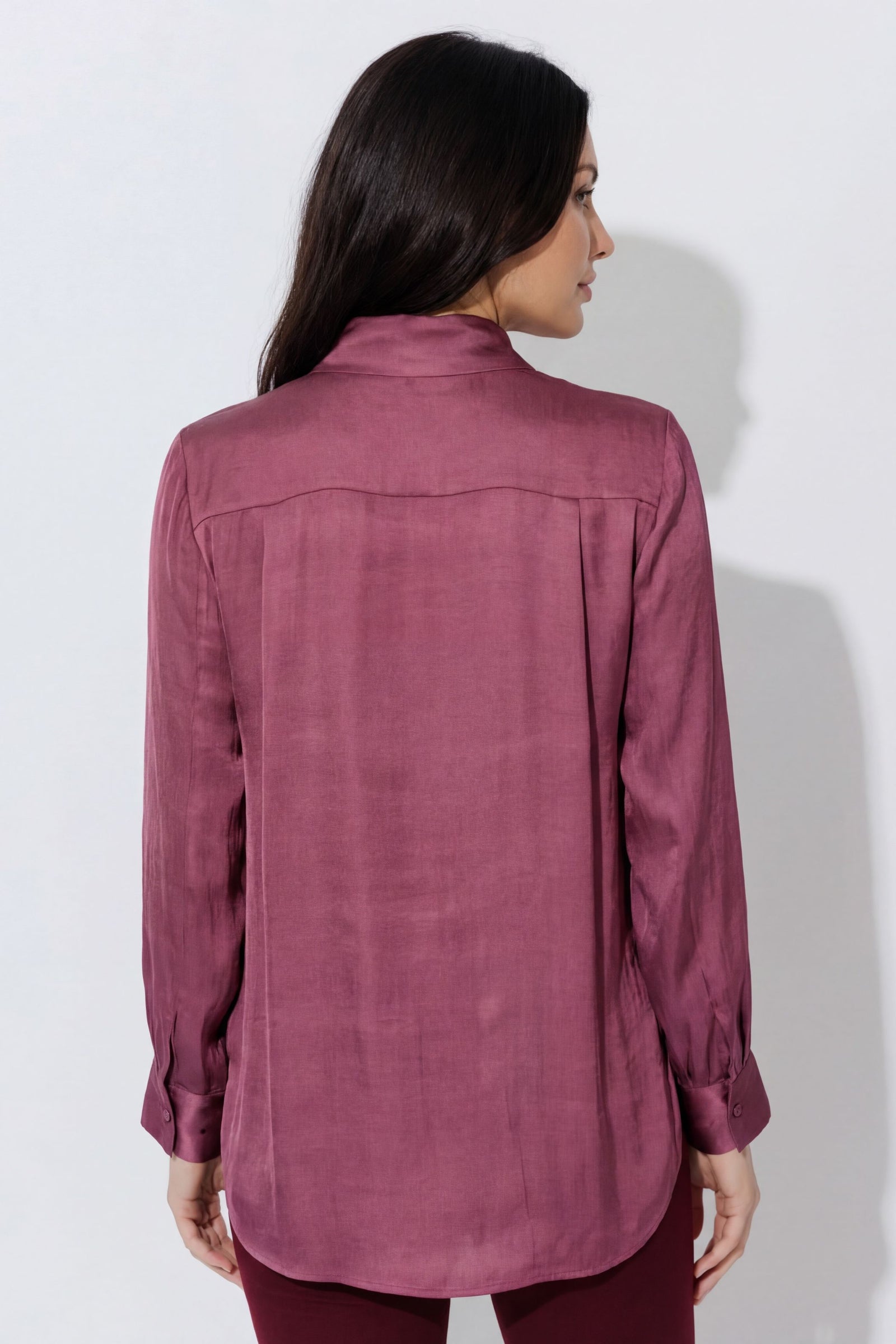 Deep Rose Glow Milan Blogger Shirt