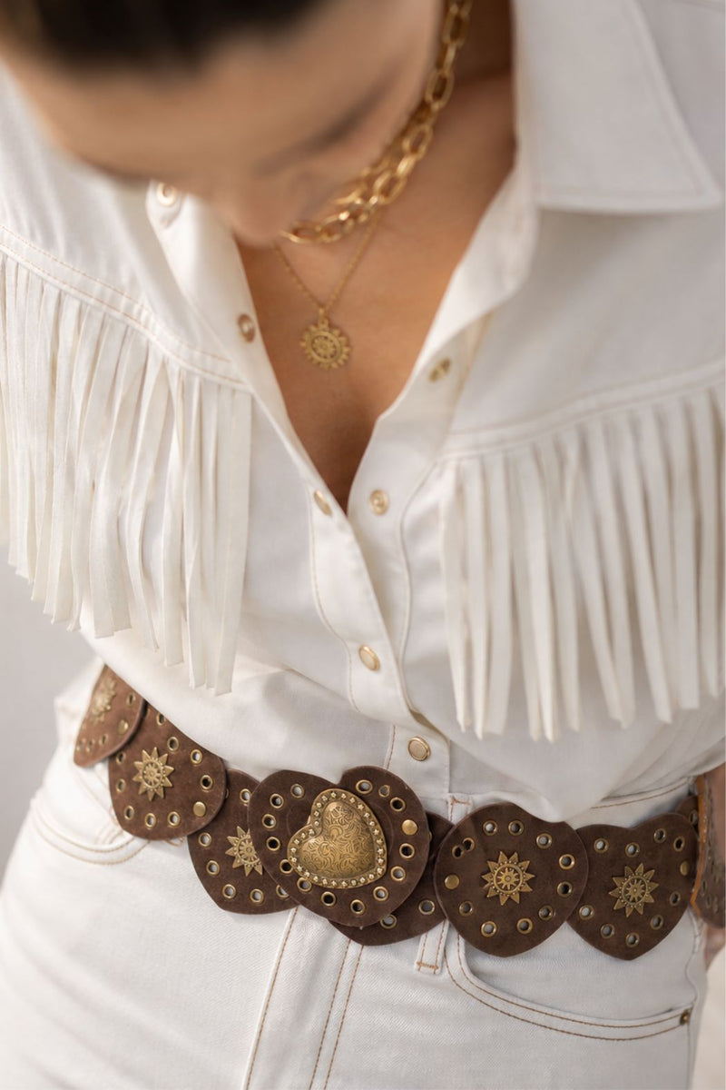 Chocolate Heart Belt