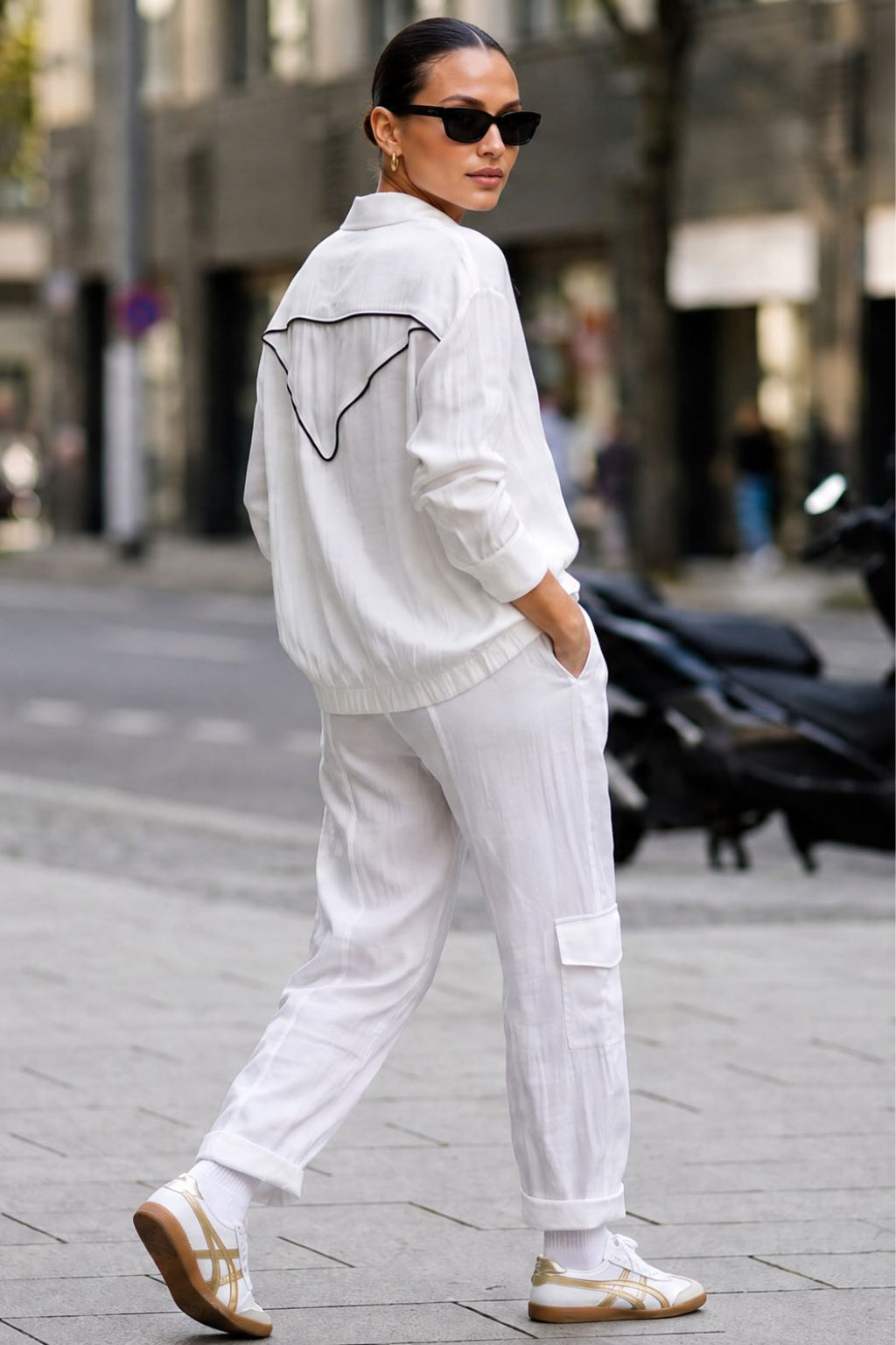 White Glow Sport Back Shirt