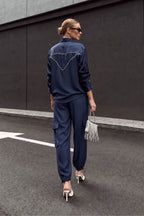 Navy Glow Sport Back Shirt