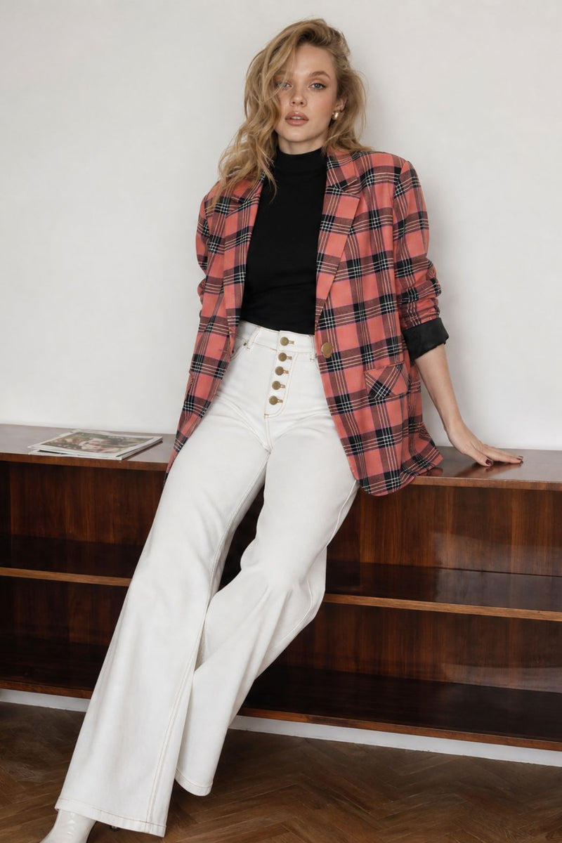 Pink Check Sport Blazer
