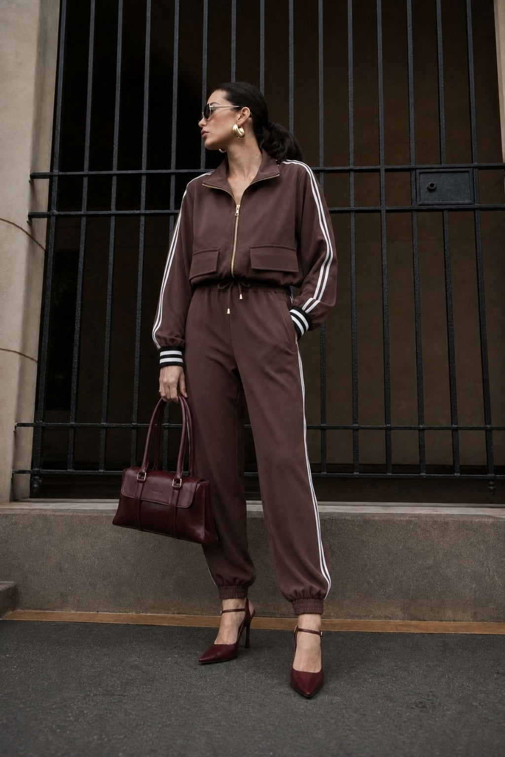 Chocolate Euro Sport Balloon Pant