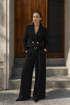Black Euro Cleo Pant