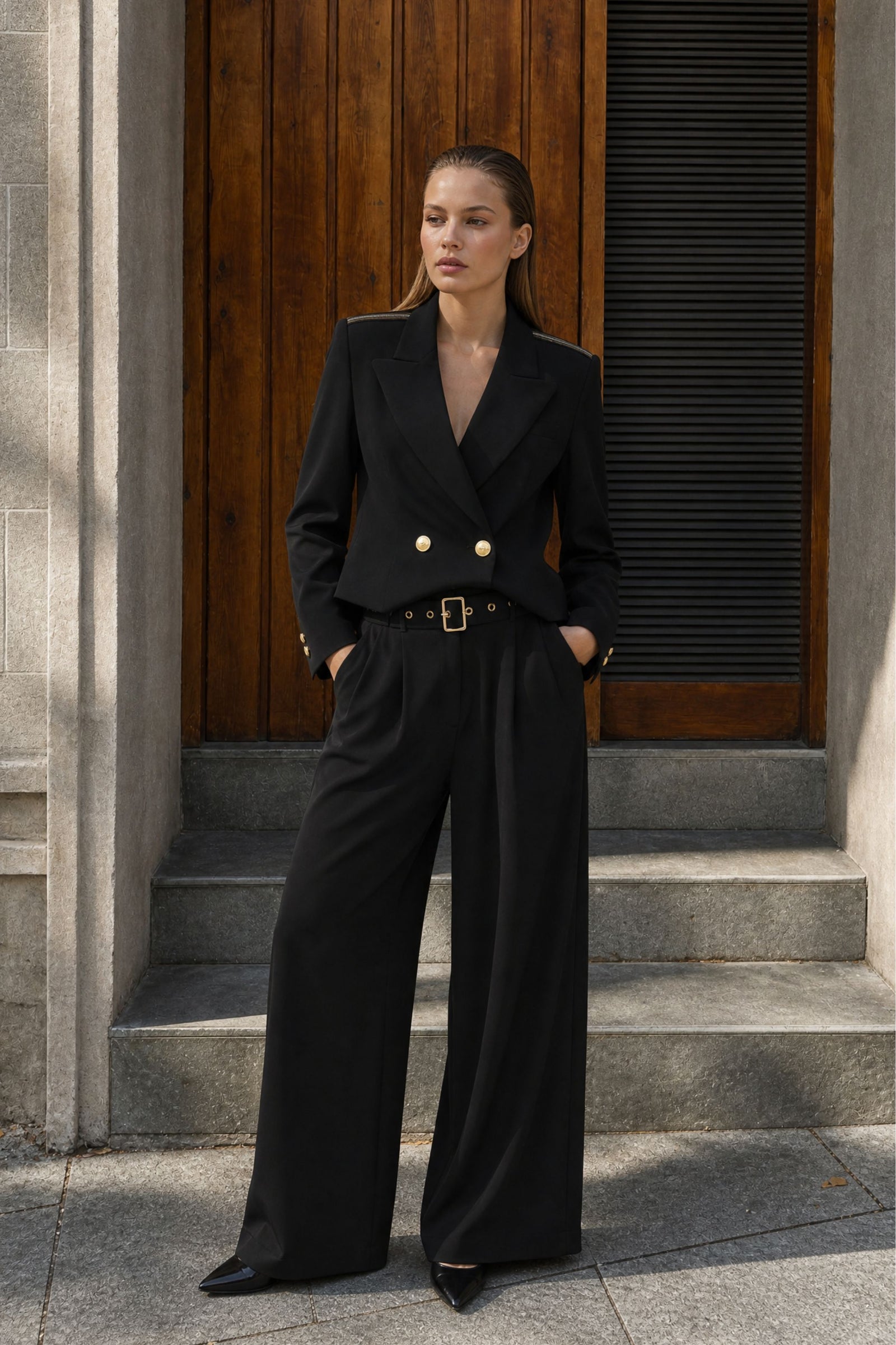 Black Euro Cleo Pant