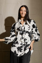 Black/white Cascade Shirt