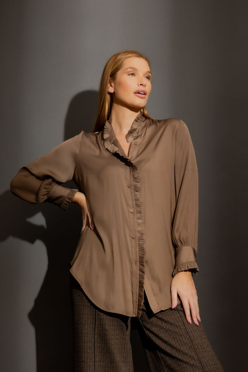 Cocoa Silky Roma Shirt