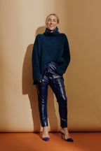 Midnight Coated Jogger Pant