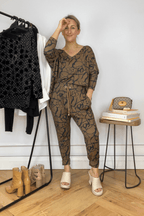 Mocha Bamboo Slouch Top - FINAL SALE