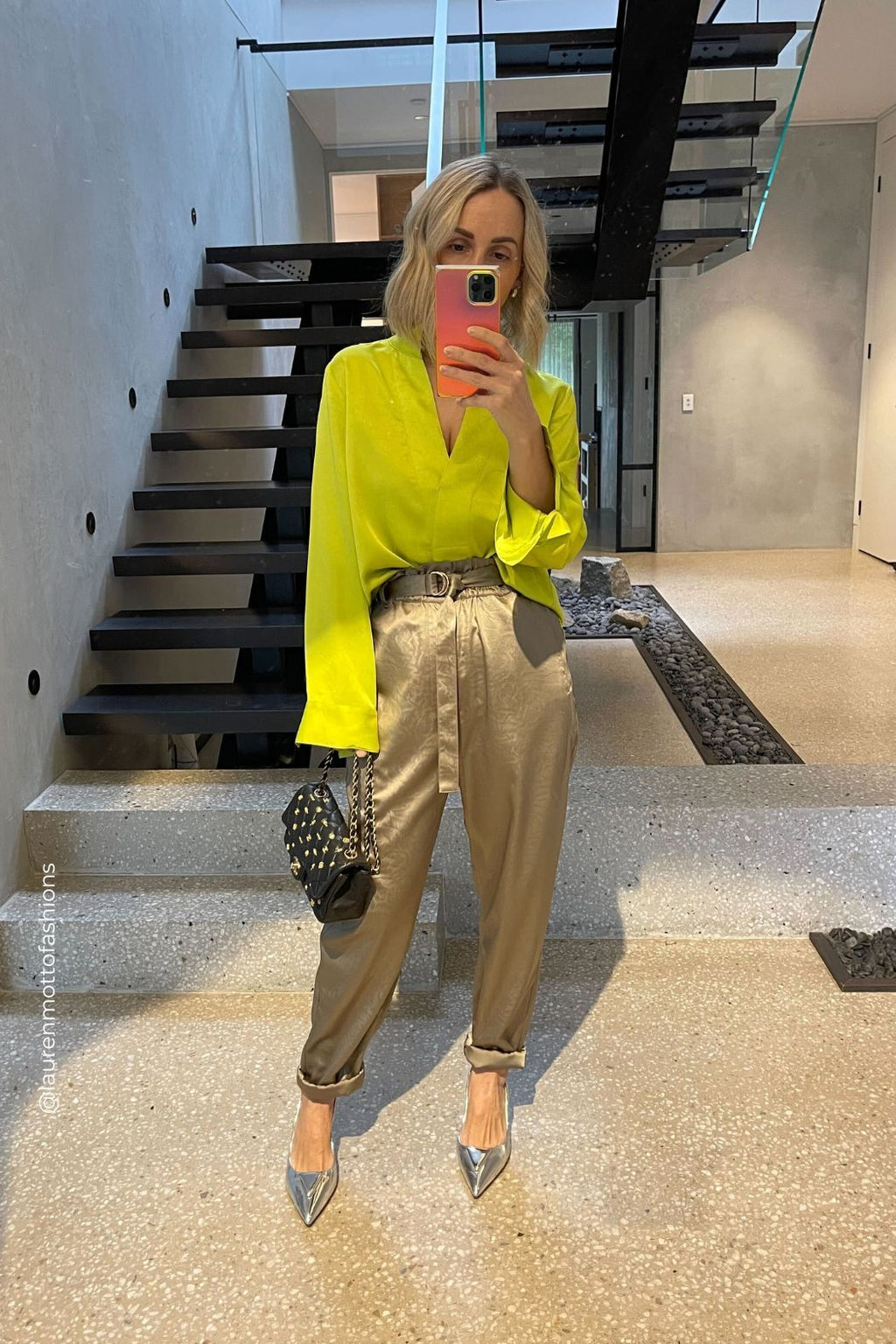 Chartreuse Milan Blogger Shirt
